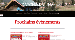Desktop Screenshot of datcha-kalina.com