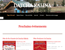 Tablet Screenshot of datcha-kalina.com